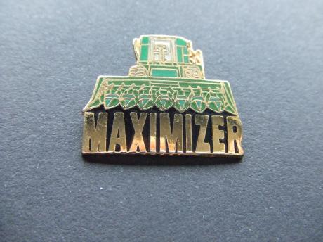 Maximizer combines John Deere  tractor emaille pin